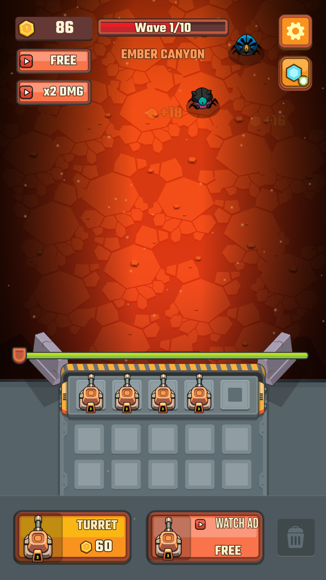 Merge Turrets